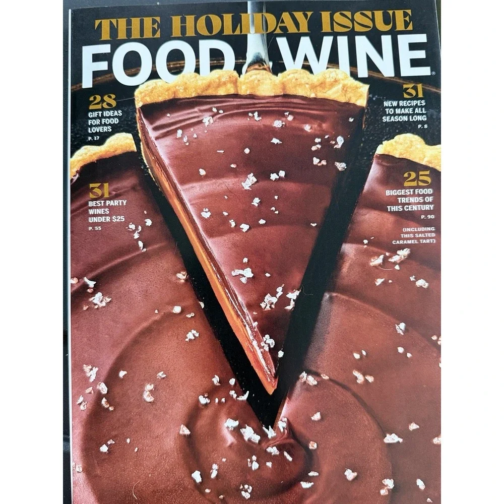 Lot 4 FOOD & WINE Magazine Holiday December/January Feb March April 2026